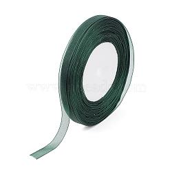 Sheer Organza Ribbon, Wide Ribbon for Wedding Decorative, Sea Green, 2 inch(50mm), 50yards/roll(45.72m/roll), 4 rolls/group, 200 yards/group(182.88m/group)(RS50MMY-165)