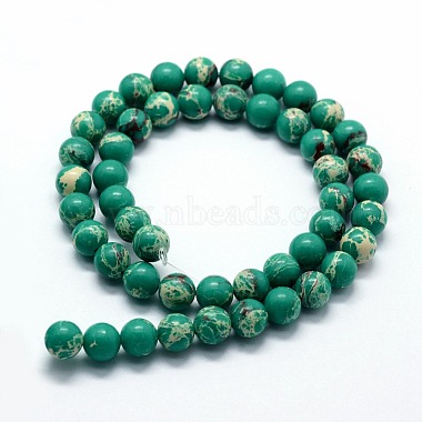 Synthetic Imperial Jasper Beads Strands(G-I199-35-6mm-A)-2