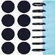 12Pcs Plastic Loose Leaf Ring Round Binder Discs(DIY-CP0010-97A)-1