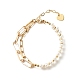 Round Shell Pearl Beaded Bracelets(X1-BJEW-TA00008)-1