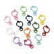 Spray Painted Alloy Swivel Lobster Claw Clasps(FIND-A027-04)-1