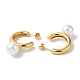 Rack Plating Brass Stud Earrings(EJEW-L224-80G)-2