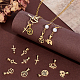 16Pcs 8 Styles 304 Stainless Steel Pendants(STAS-PH0006-23)-2