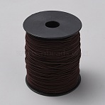 100M Polyester Elastic Cord, Round, Coconut Brown, 1.5mm(OCOR-WH20003-05D)