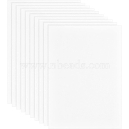 BENECREAT 10Pcs Rectangle Ceramic Fiber Paper Gasket, with Self-adhesive, White, 300x210x1mm(DIY-BC0004-41)