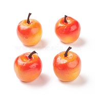 Mini Foam Imitation Apples, Artificial Fruit, for Dollhouse Accessories Pretending Prop Decorations, Orange Red, 44x34.5mm(DJEW-XCP0001-05C)