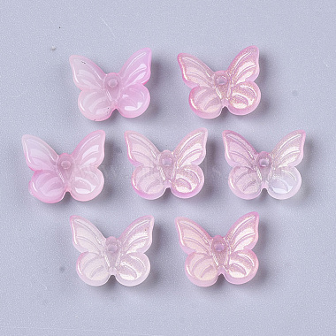 Transparent Spray Painted Glass Charms(GLAA-T016-21D)-2