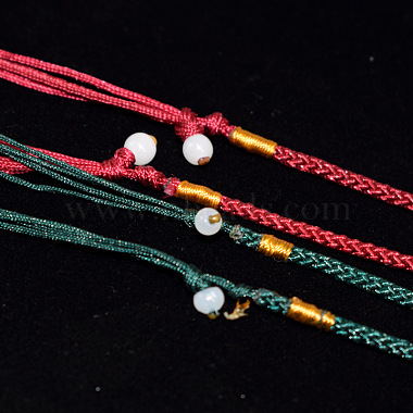 Nylon Cord Necklace Making(NWIR-E028-04B)-3
