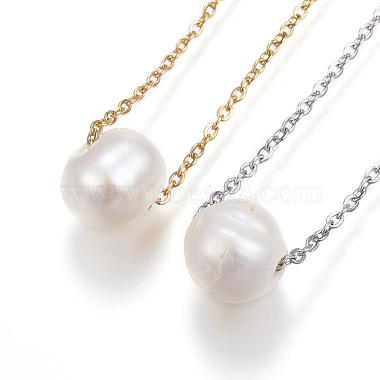 White Stainless Steel Necklaces