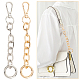 WADORN 2Pcs 2 Colors Iron Cable Chain Purse Strap Extenders(IFIN-WR0001-11B)-6