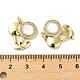 Brass Micro Pave Clear Cubic Zirconia Pendants(KK-K365-14B-G)-3