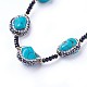 Natural Howlite Necklaces(NJEW-G323-01)-2