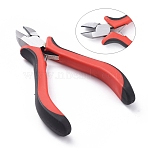 Carbon Steel Jewelry Pliers, Side Cutter Pliers, Polishing, Gunmetal, 117mm(PT-S026)