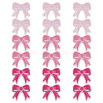 18Pcs 3 Colors Computerized Embroidery Cloth Iron on/Sew on Patches, Costume Accessories, Appliques, Bowknot, Mixed Color, 20x23x2mm, 6pcs/color(DIY-DR0001-96)