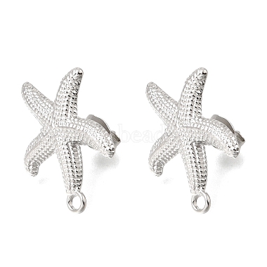 304 Stainless Steel Stud Earring Findings(STAS-D391-03B-P)-1