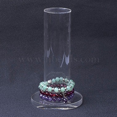 Clear Organic Glass Bracelet Display