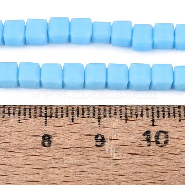 brins de perles de verre d&eacute;polies opaques(GLAA-N072-01A-B08)-4