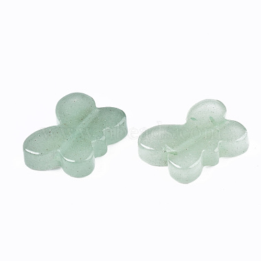 Perles vertes en aventurine naturelles(G-S366-068)-2