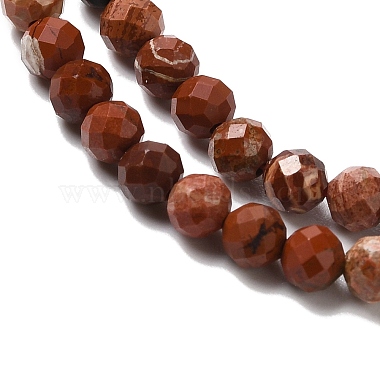 perles de jaspe arc-en-ciel rouge naturel(G-I353-03)-3