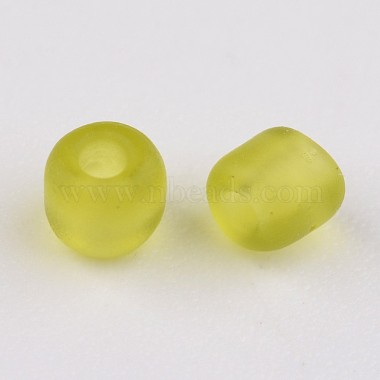 8/0 Frosted Round Glass Seed Beads(X-SEED-A008-3mm-M4)-2