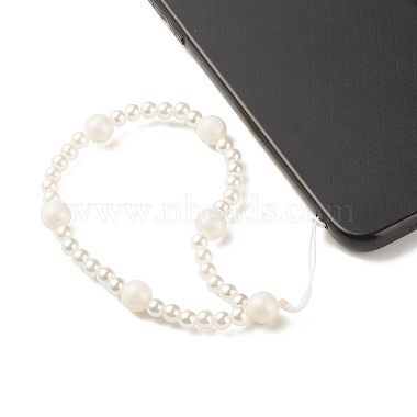 Spray Painted Acrylic Beads Mobile Straps(HJEW-JM00683-01)-4