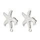 304 Stainless Steel Stud Earring Findings(STAS-D391-03B-P)-1