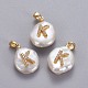 Natural Cultured Freshwater Pearl Pendants(KK-L187-A-01K)-1