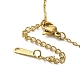 Brass Micro Pave Cubic Zirconia Pendant Necklaces(NJEW-E106-09KCG-02)-3