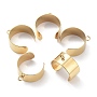 Golden Stainless Steel Ring Components(X-STAS-WH0029-40B-G)