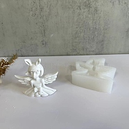 DIY Angel Princess Figurine Display Decoration DIY Silicone Molds, Resin Casting Molds, for UV Resin & Epoxy Resin Craft Making, Bowknot, 8.8x9x2.6cm, Inner Diameter: 7.2x7.5cm(SIMO-B008-02C)