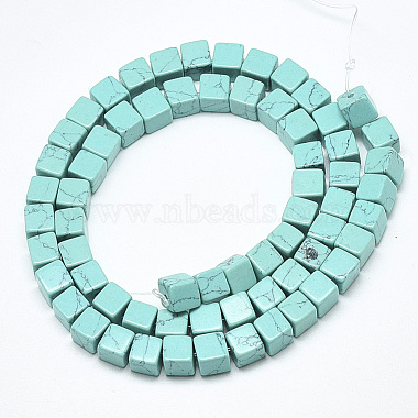 Synthetic Turquoise Beads Strands(G-S357-G16)-2