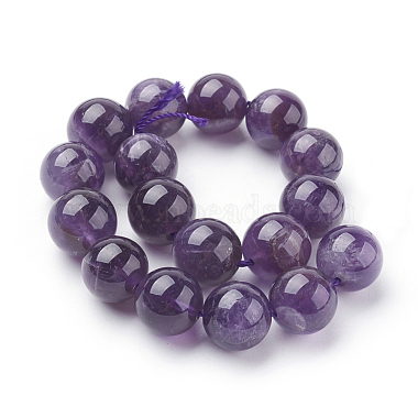 Natural Amethyst Beads Strands(X-G-G099-12mm-1)-2