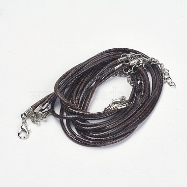2mm Brown Imitation Leather Necklace Making