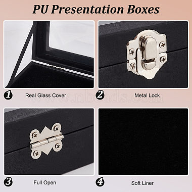boîtes de présentation en PU pour le stockage et l'affichage des badges(CON-WH0008-12)-4