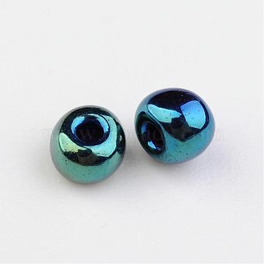 8/0 Electroplated Iris Round Glass Seed Beads(X-SEED-A009-3mm-603)-2