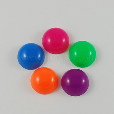 Resin Cabochons(CRES-S057-18mm-M)-1