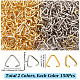 300Pcs 2 Colors Iron Triangle Linking Ring(IFIN-SP0001-70)-2
