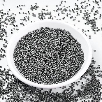 MIYUKI Round Rocailles Beads, Japanese Seed Beads, 11/0, (RR2012) Matte Metallic Tawny Gray, 11/0, 2x1.3mm, Hole: 0.8mm, about 5500pcs/50g