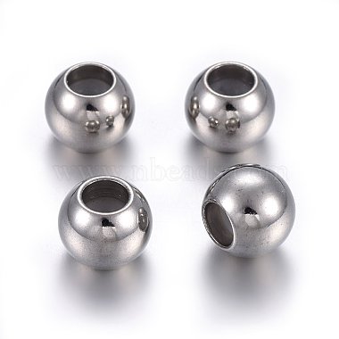 Stainless Steel Color Rondelle Stainless Steel Stopper Beads