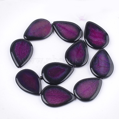 Natural Crackle Agate Beads Strands(G-T121-02B)-2