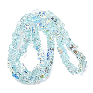 Transparent Glass Beads Strands(GL-CBAAE04-02F)-4