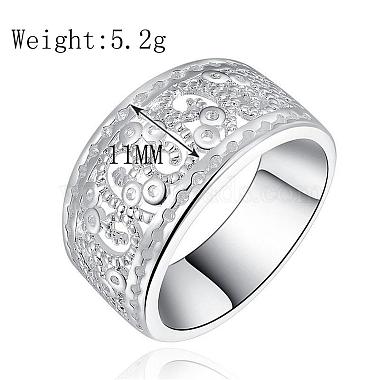 Vintage Elegant Fashion Style Brass Hollow Out Metal Rings(RJEW-EE0002-006P-D)-2