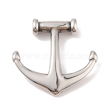 Stainless Steel Color Anchor & Helm 304 Stainless Steel Cabochons