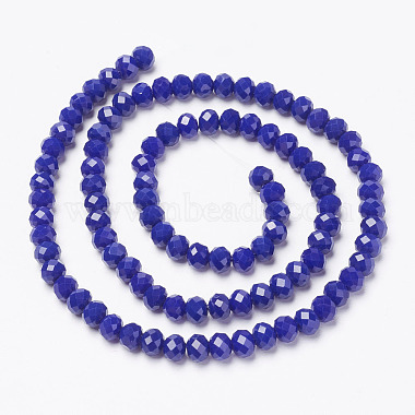 Opaque Solid Color Imitation Jade Glass Beads Strands(EGLA-A044-P2mm-D07)-2