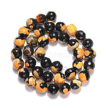 Natural Agate Beads Strands(G-G056-10mm-G)-3