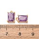 Brass Pave Cubic Zirconia Charms(CU-K002-40G-C)-3