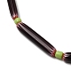 handgefertigte Glasperlen im Chevron-Muster(LAMP-Z019-01-02)-3