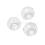 Handmade Blown Glass Globe Beads, Round, Clear, 16mm, Hole: 5mm(BLOW-TA0001-01B)