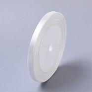 1/4 inch(7mm) White Satin Ribbon Wedding Sewing DIY, 25yards/roll(22.86m/roll)(X-RC012-42)