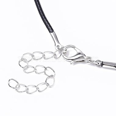 Waxed Cotton Cord Necklace Making(MAK-S032-1.5mm-B01)-4